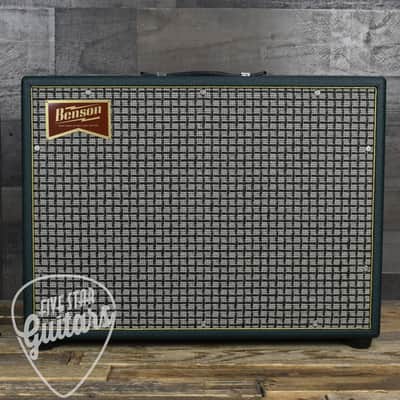 Mint Benson Earhart Reverb Plus - Green Tolex - Check Grill - Gold Piping image 8