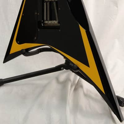 Edwards E-AL-128 EMG-ALX Mod Alexi Laiho Signature Black with Yellow Stripe image 5