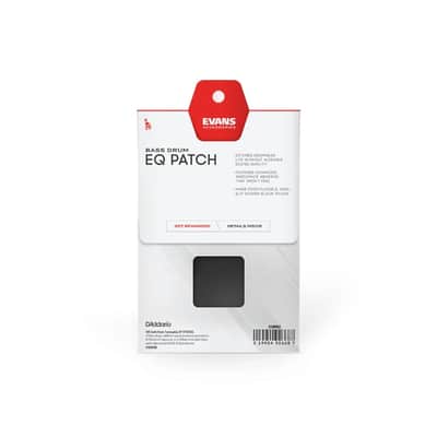Evans EQ Black Nylon Double Patch image 3