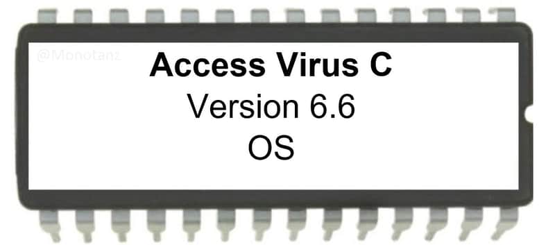 Access Virus C – Version 6.6 Firmware OS eprom Upgrade Repair Update unbrick image 1