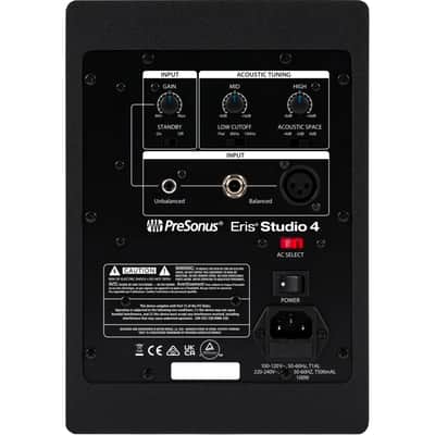 Presonus Eris Studio 4 Studio Monitor - 50 Watts Black (Single) image 6