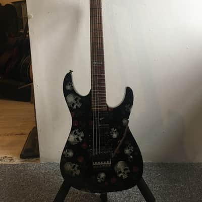 ESP LTD M-200SR Skulls and Roses Electric Guitar | Reverb