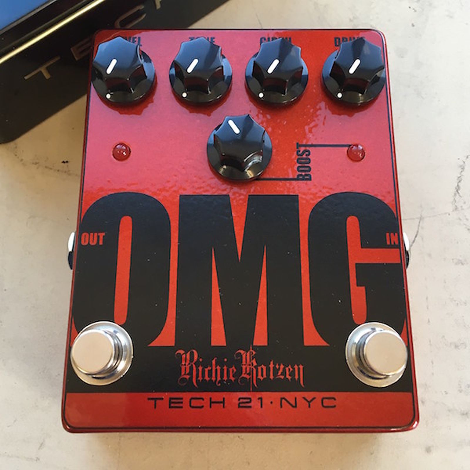 ギター TECH 21 Richie Kotzen OMG TECH21 OMG Richie Kotzen Signature ギターエフェクター(リッチー