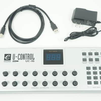 [SALE Ends June 17] EVOLUTION UC-16 U-Control Hardware USB MIDI Controller w/ 100-240V PSU image 1