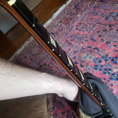 Repaired Husk 1992 Ebony Board Gibson Les Paul Studio Lite Body and Neck, Vintage Sunburst image 15