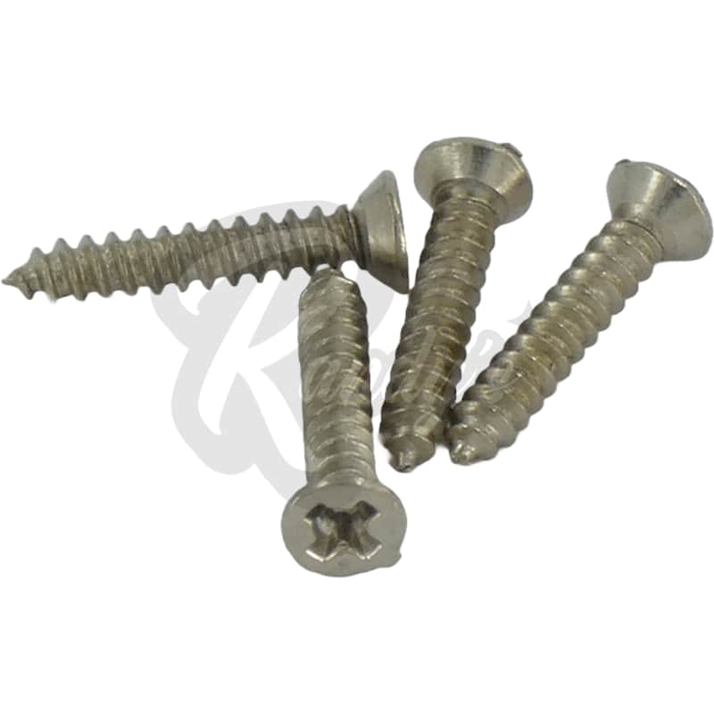 Advanced Plating 1795N Humbucker Pickup Mounting Ring Screws (Short/Neck) - Fits Gibson® & Epiphone®-Nickel image 1