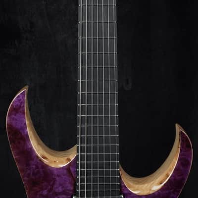 Mayones Duvell Elite 7 in Custom Trans Purple | Reverb