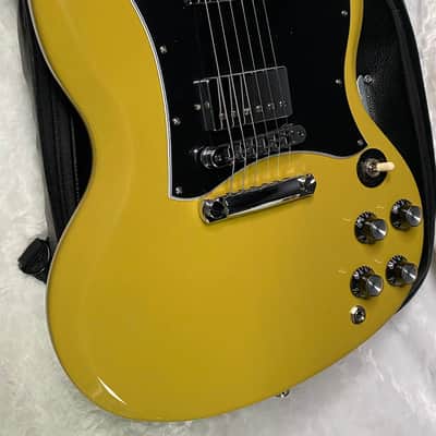NEW ! Gibson SG Standard TV Yellow Finish - Original Gibson Leather Gig Bag - Authorized Dealer - Only 6.5 lbs - G07324 image 6