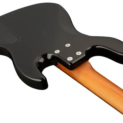 Sadowsky MetroExpress 21-Fret Vintage J/J Bass, Morado Fingerboard, Fretless, Lefthand, 4-String - Solid Black High Polish image 6