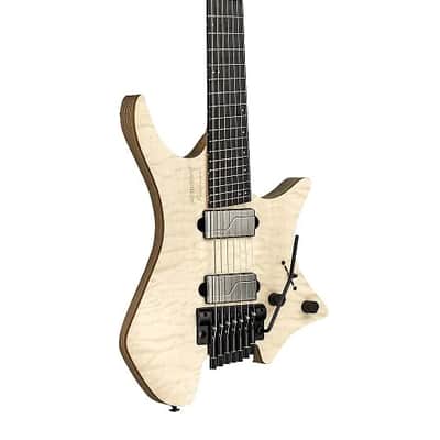 Strandberg Boden Prog NX 7 Natural Quilt HH pickups + tremolo image 4