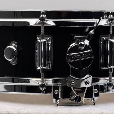 Rogers 5x14" Wood Dynasonic Reissue Snare Drum - Black Lacquer image 2