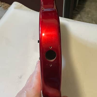 2008 Charvel USA San Dimas 2H Metallic Red Stratocaster Style Guitar Body Floyd Ready image 12