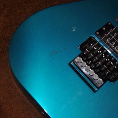 Kramer Proaxe Deluxe 1989 Metallic Blue image 3