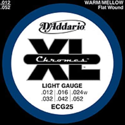 Daddario ECG25 - Chrome Regular Light Guitar String Set .012-.052 image 1