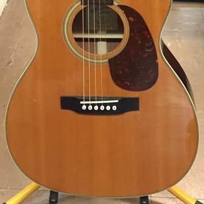 Used Recording King RO-26 000 Size Acoustic Guitar All Solid Wood Natural image 1