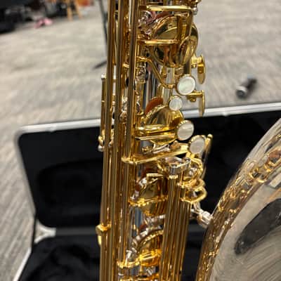 Jupiter Bari sax JBS 1100 2020-2025 - Silver body with gold keys image 11