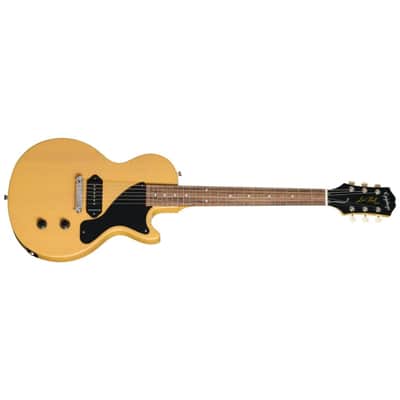 Epiphone Les Paul Junior Single Cut Guitar w/ Gig Bag - TV Yellow image 3
