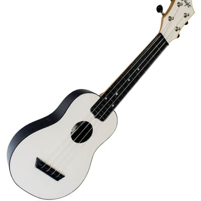 Flight TUS35 White Travel Soprano Ukulele - plastic and a laminate linden top - white image 9