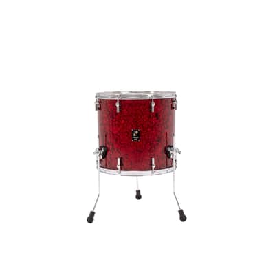 SONOR *Pre-Order* Momentum Birch Series 18x16.75" Red Pearl Wrap Floor Tom Drum w/Legs | Worldwide Ship | NEW | Special Order | Authorized Dealer image 2
