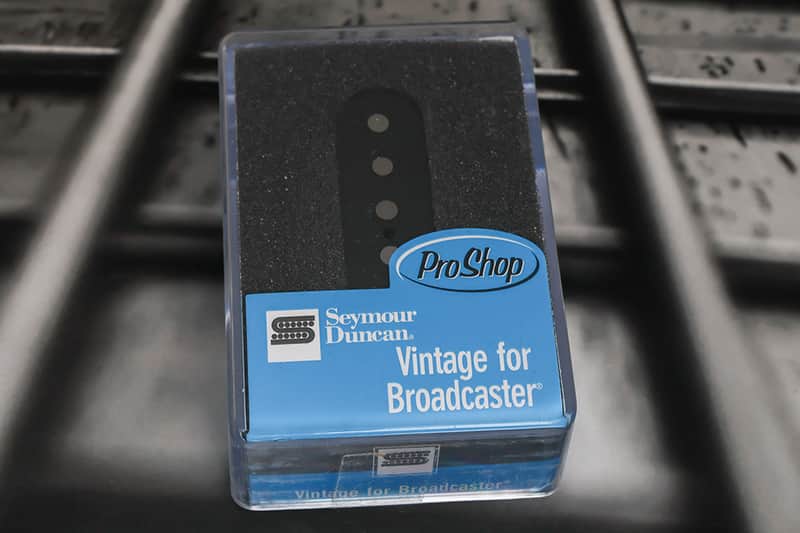 Seymour Duncan STL-1b Vintage Broadcaster Bridge Pickup - Black image 1