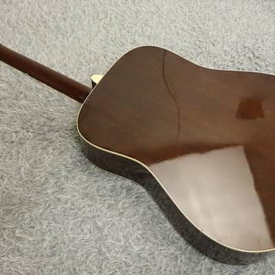 Vintage 1980's Yamaha FG-200D Orange Label Acoustic Guitar Made in Japan image 23