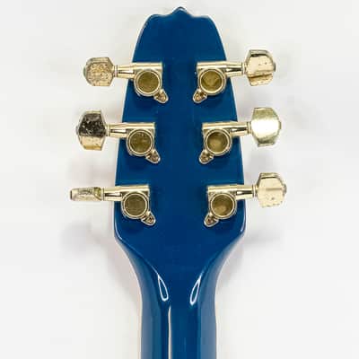 1980s Cort Flying V Electric Guitar – Blue Fade – Made in Korea image 6