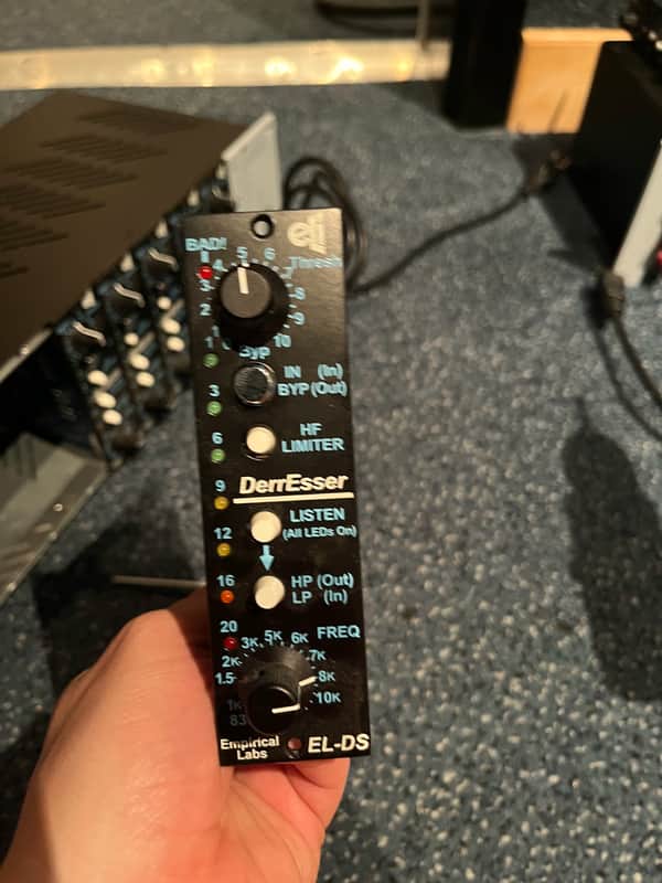 Empirical Labs EL-DS DerrEsser 500 Series De-Esser Module 2010s - Black image 1