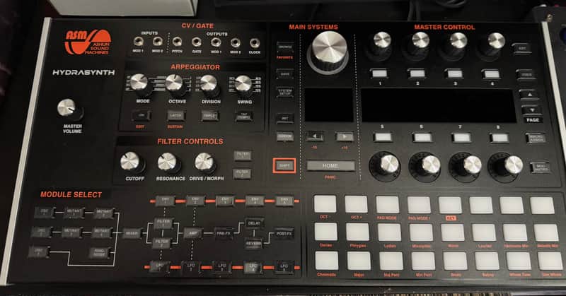 ASM Hydrasynth Desktop Polyphonic Synthesizer 2020 - Black image 1