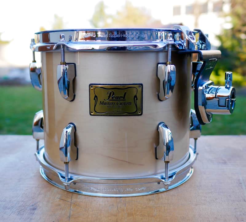 Pearl Masters Custom MMX Tom 10" x 8" Platinum Mist EXC image 1