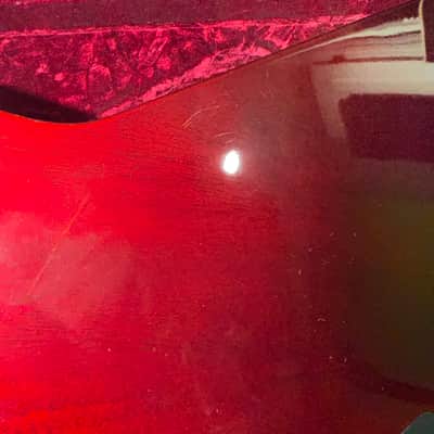 Video! 2016 Gibson Custom Shop Crimson Division Ultima '58 Explorer Custom w/ Flame Inlay on Neck,Flame Top and Binding image 15