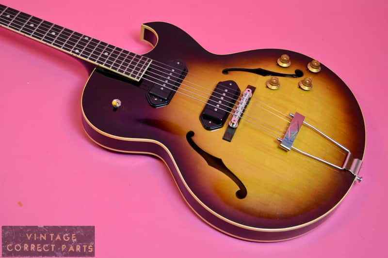 Vintage 1959 Gibson ES-225TD - Original Sunburst Finish - Killer Burst Era Player - Great woods image 1