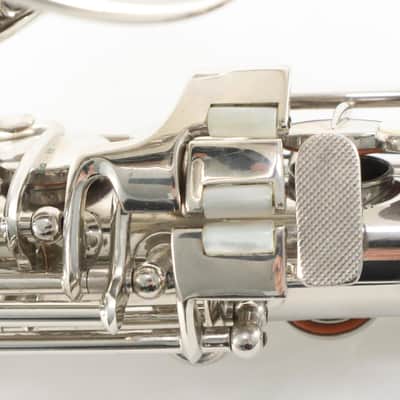 C.G. Conn F-Mezzo Soprano Saxophone SN 219320 ORIGINAL NICKEL! GORGEOUS image 9