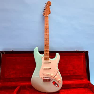 2010 Fender Classic '50s Stratocaster Surf Green w/Fender Black Tolex Hardcase image 18