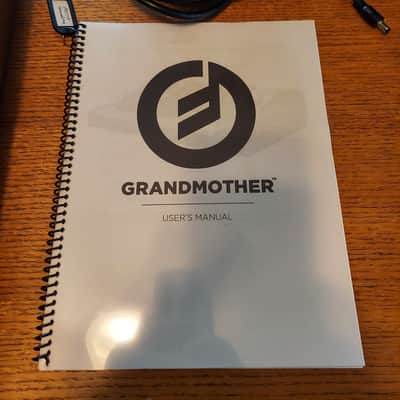 Moog Grandmother 32-Key Semi-Modular Analog Synthesizer with Custom Walnut Cheeks image 2
