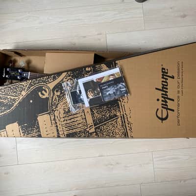 Epiphone Jack Casady Bass Lefty Lefthanded Left 2020 Metallic Gold image 5