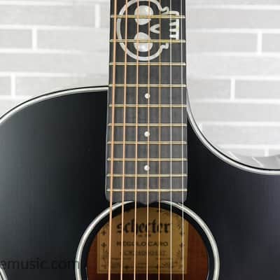 Schecter Regulo Caro-7 Acoustic - Satin Black image 3