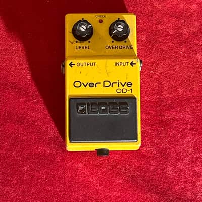 Boss OD-1 Over Drive (Black Label) 1977 - 1985 - Yellow image 5