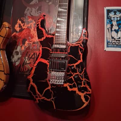 Charvel Model 6 1989 - Lava crackel image 3