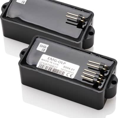 EMG Lee Sklar Signature 4-String Active P-Bass Pickup Set, Black image 2