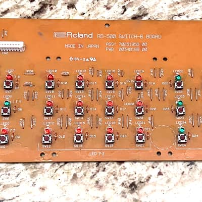 Roland RD-500 Panel/Switch Board B Free shipping.