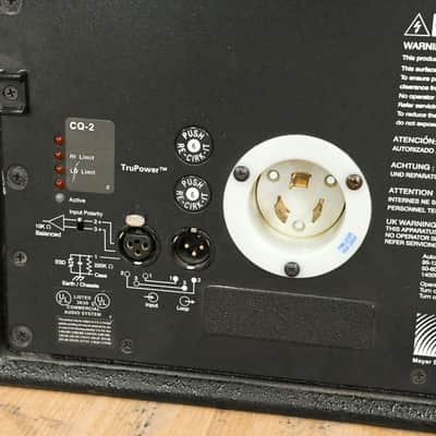 Meyer Sound CQ-2 Narrow Coverage Main Loudspeaker (PAIR) CG014QA *ASK FOR SHIPPING* image 9