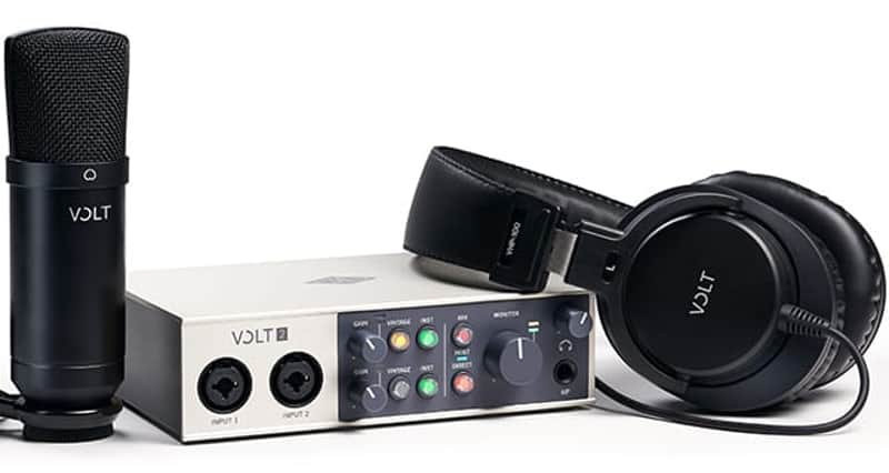 Universal Audio Volt 2 Studio Pack with Microphone and Headphones. New with Full Warranty! image 1