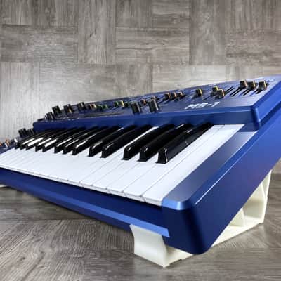 25º Stand for Behringer MS-1 / MS-101 Synth - Roland SH101- Color WHITE - by KZcraftworks -US Seller image 6