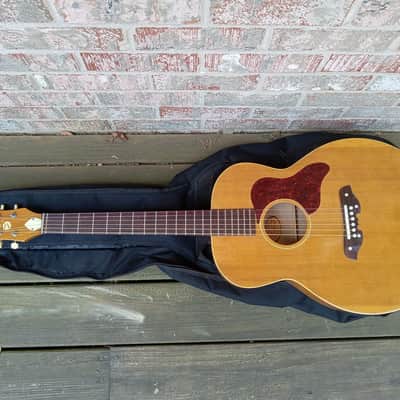 Vintage Circa 1967 Mosrite Serenade Acoustic Guitar Project w/ Gig Bag! image 2