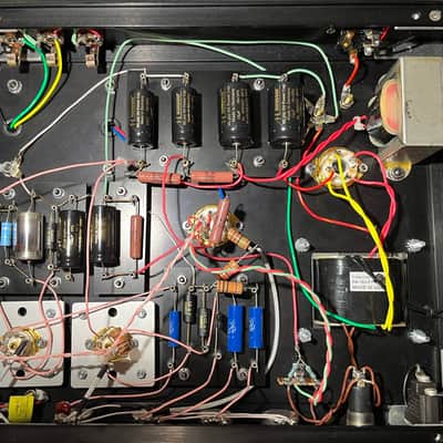 Aum Aocustics OEM Guitar Amp Guitar (EF86, 12AX7, EL34 or genre tubes, Muallard GZ34 rectifier) 2026 - Black Anodized CNC 1/8" Chassis image 4