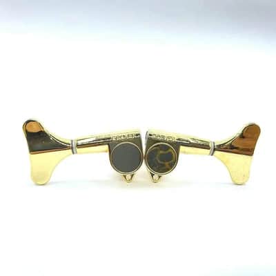 Grover 2R+2L Gold Bass Guitar Tuning Pegs Machine Heads Tuners Keys image 3