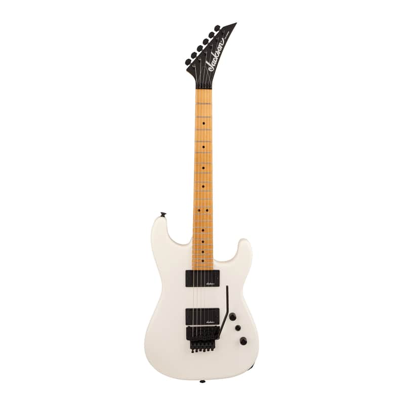 Jackson Pro Origins 1985 San Dimas SD1 HH MPL Electric Guitar with Maple Fingerboard Alder Body Jackson J90-C Bridge and J-50N Pickups (Snow White) image 1