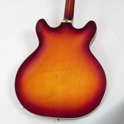 1969 Guild Starfire Bass II - Sunburst - Rare Double Pickup Hagstrom Bi Sonic - Original Case image 9