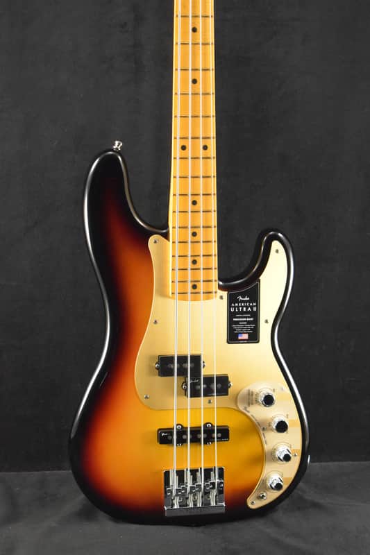 Fender American Ultra II Precision Bass Maple Fingerboard Ultraburst image 1