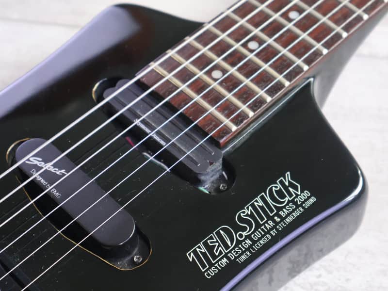 2000 Ted Stick Custom Design Headless Guitar (Black) | Reverb